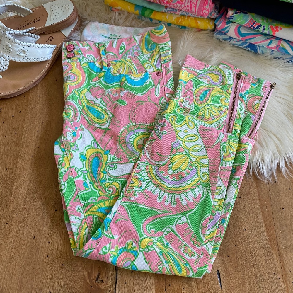 EUC [2] Worth Skinny Zip Chin Chin